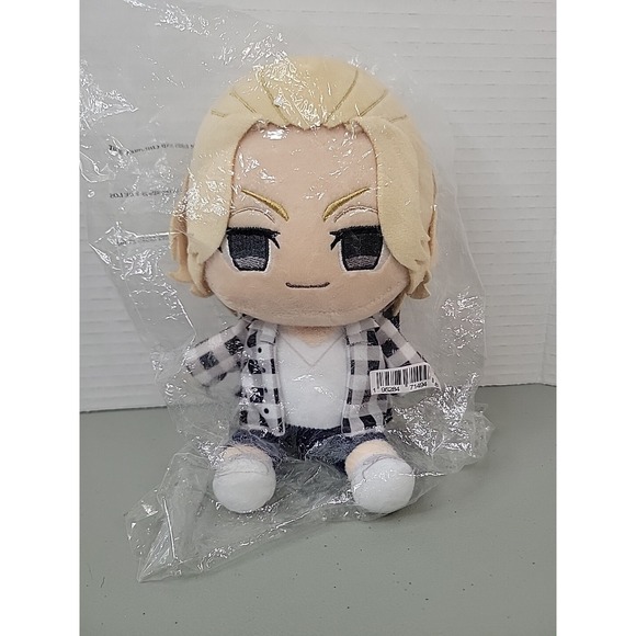 Tokyo Revengers New Experience Exhibition Plush Mascot Manjiro Sano 7 Inch - Picture 1 of 4
